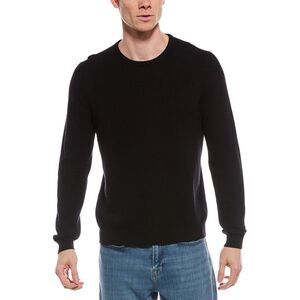 Mette Mens  Cashmere Crewneck Sweater, Black